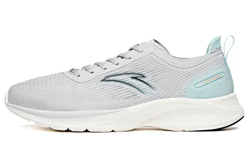 Anta Cushioning Slip Resistant Abrasion Resistant Breathable Low top Running Shoes Men's Gray