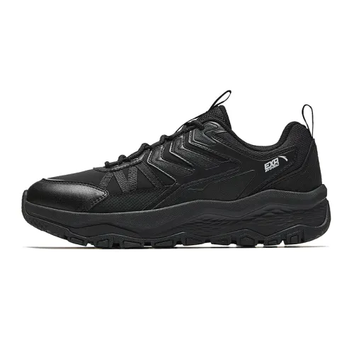 Anta Mountain Exploration Low top Trail Running Shoes Men's Basic Black