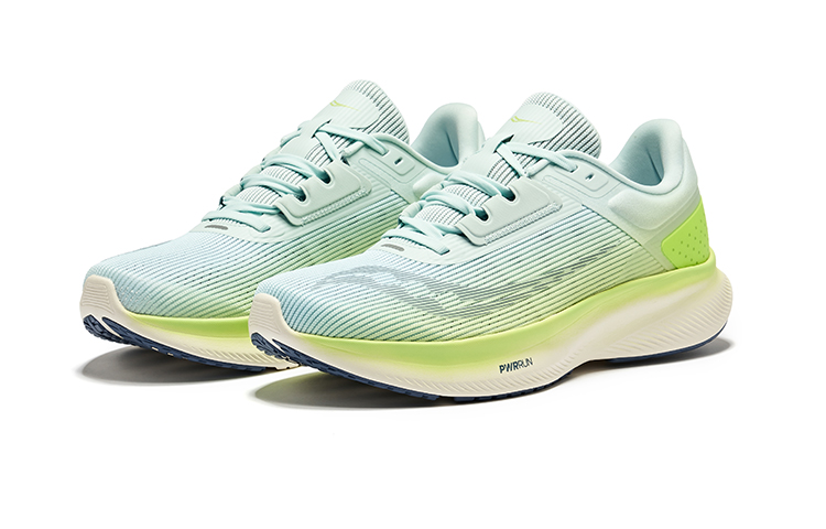 Saucony Vessel Mesh Cushioning Abrasion Resistant Breathable Low top Training Running Shoes Unisex Green Blue