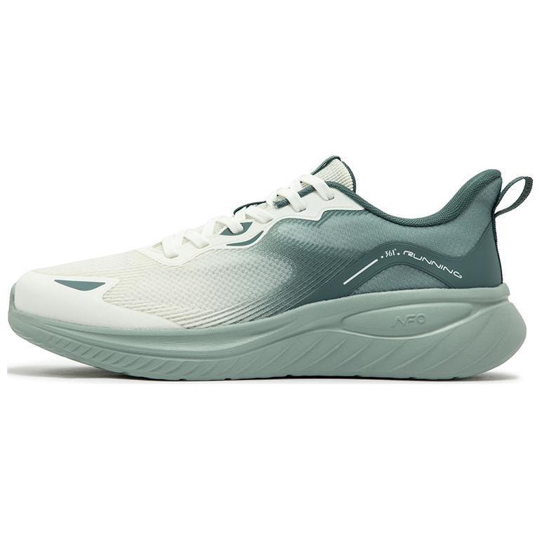 361° Cushioning Slip Resistant Abrasion Resistant Low top Casual Running Shoes Men’s White Green