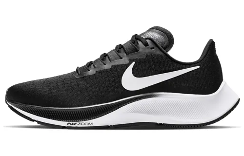 Nike Air Zoom Pegasus 37 Black White Extra Wide