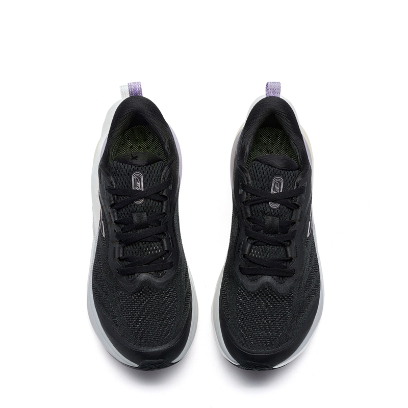 XTEP Cloud Wing 2.0 Comfortable Cushioning Slip Resistant Abrasion Resistant Low top Running Shoes Women’s Black Pink