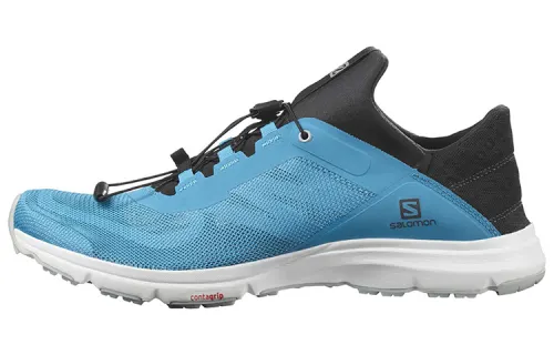 SALOMON Amphib Bold 2.0 Comfortable Fabric Abrasion Resistant Low top Trail Running Shoes Men's Blue Black