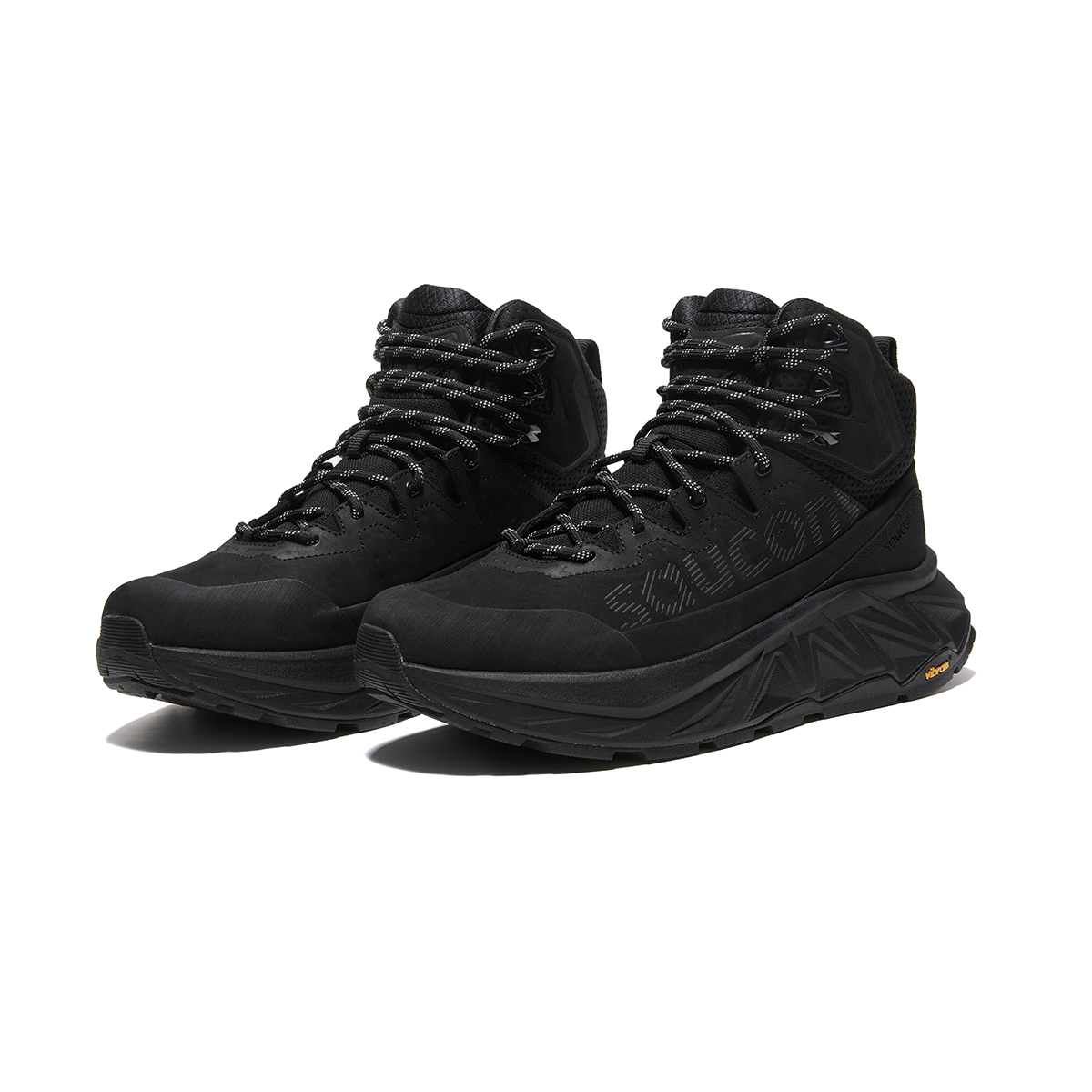 Saucony TRIGON ULTRA Speed Mid top Running Shoes Unisex Black