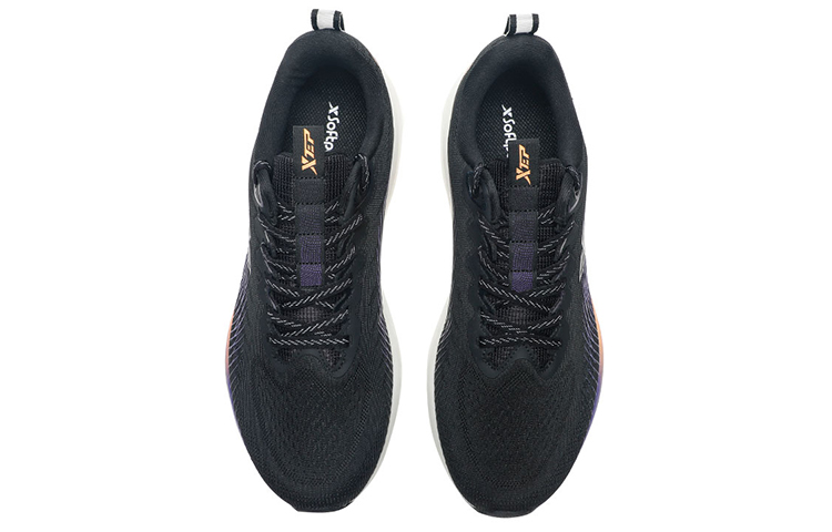 XTEP Cushioning Breathable Lightweight Low top Running Shoes Men’s Black