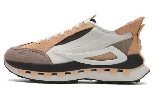FILA KM Lace Up Cushioning Low top Running Shoes Women's Brown