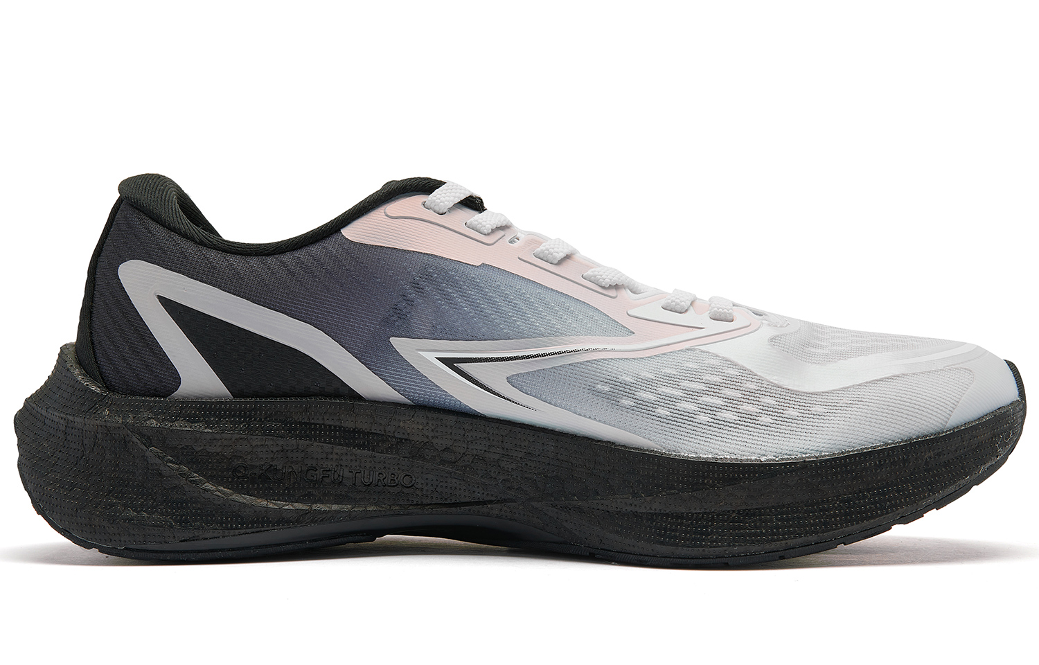 QIAODAN Flying Shadow 4.0 Slip Resistant Abrasion Resistant Low top Running Shoes Men’s White Black