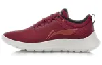Li Ning Future Run Lightweight Breathable Low top Running Shoes Unisex Night Burgundy