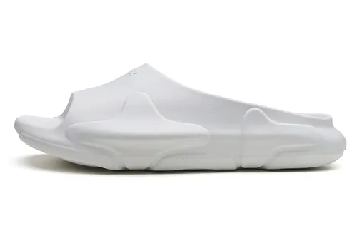 EQLZ EQUALIZER Oasis Quiet Abrasion Resistant Slide Slippers Unisex Devil White
