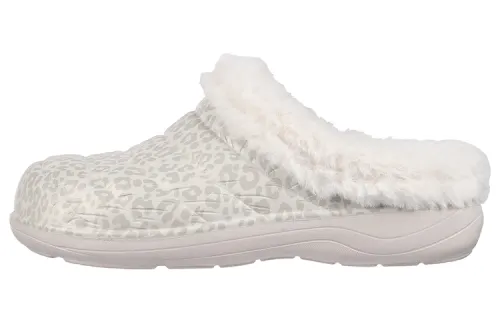 Skechers Foamies Rubber Sole Slip Resistant Slide Slippers Women's White