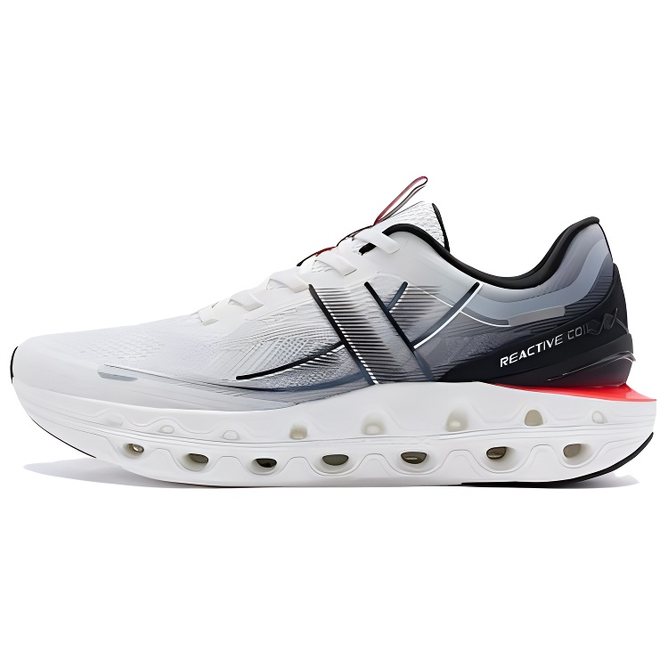XTEP Abrasion Resistant Breathable Low top Casual Running Shoes Men’s White Black