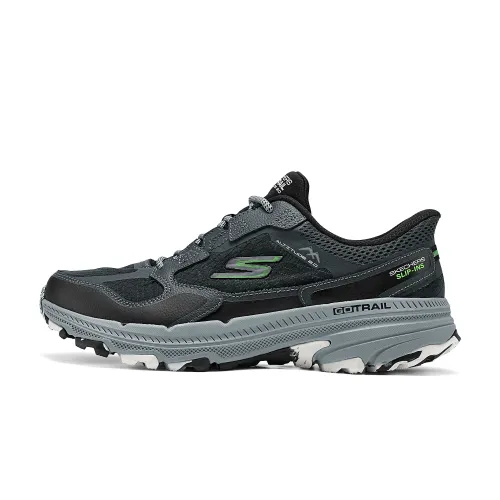 Skechers GO RUN Trail Altitude 2.0 Low top Running Shoes Men's Black Gray
