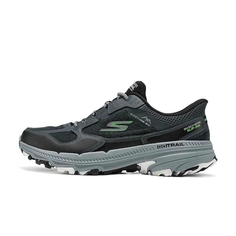 Skechers GO RUN Trail Altitude 2.0 Low top Running Shoes Men's Black Gray