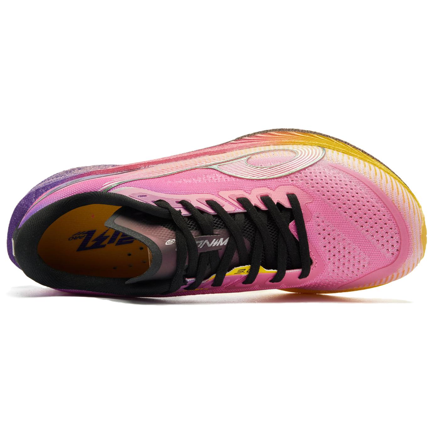 QIAODAN Strong Wind 3.0 PRO Running Shoes Men’s Low Top Fiery Pink/Enchanted Purple