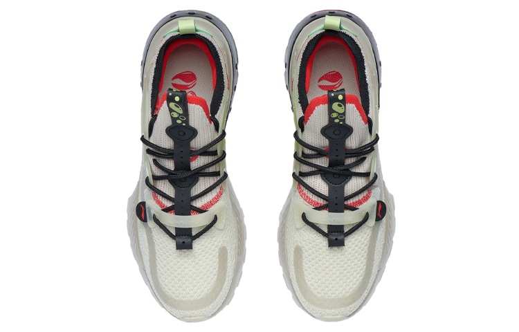 Li Ning Dimensity Bead Low top Running Shoes Men’s White Gray