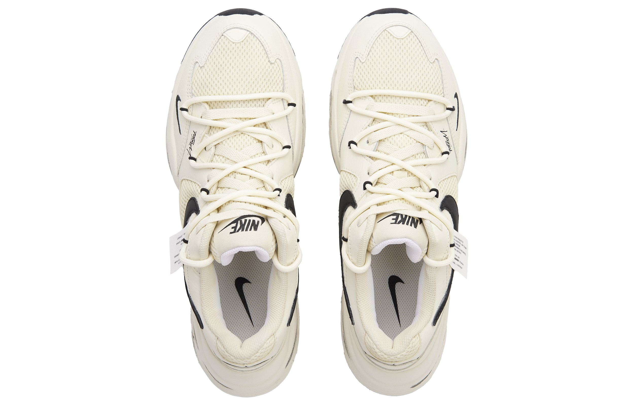 Nike Air Max Fusion Low top Running Shoes Unisex Beige Black
