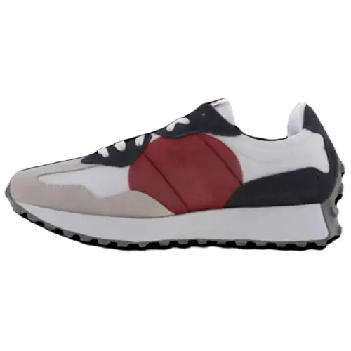 New Balance NB 327 Cushioning, Wear Resistant Low top Running Shoes Unisex White Gray