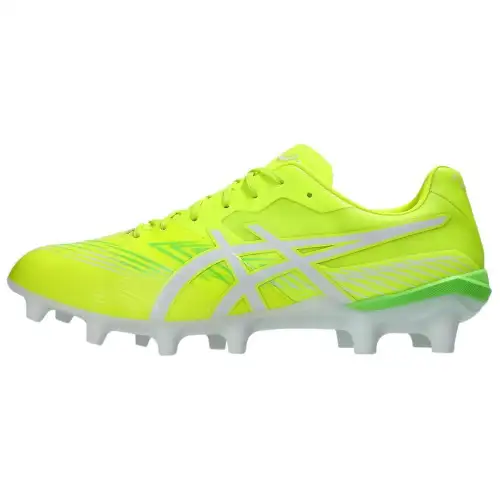 Asics Soccer Shoes Unisex Yellow White Green
