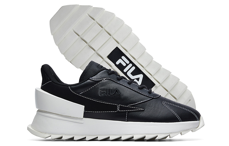 Женские кроссовки Fila FUSION (черные) — фото 5