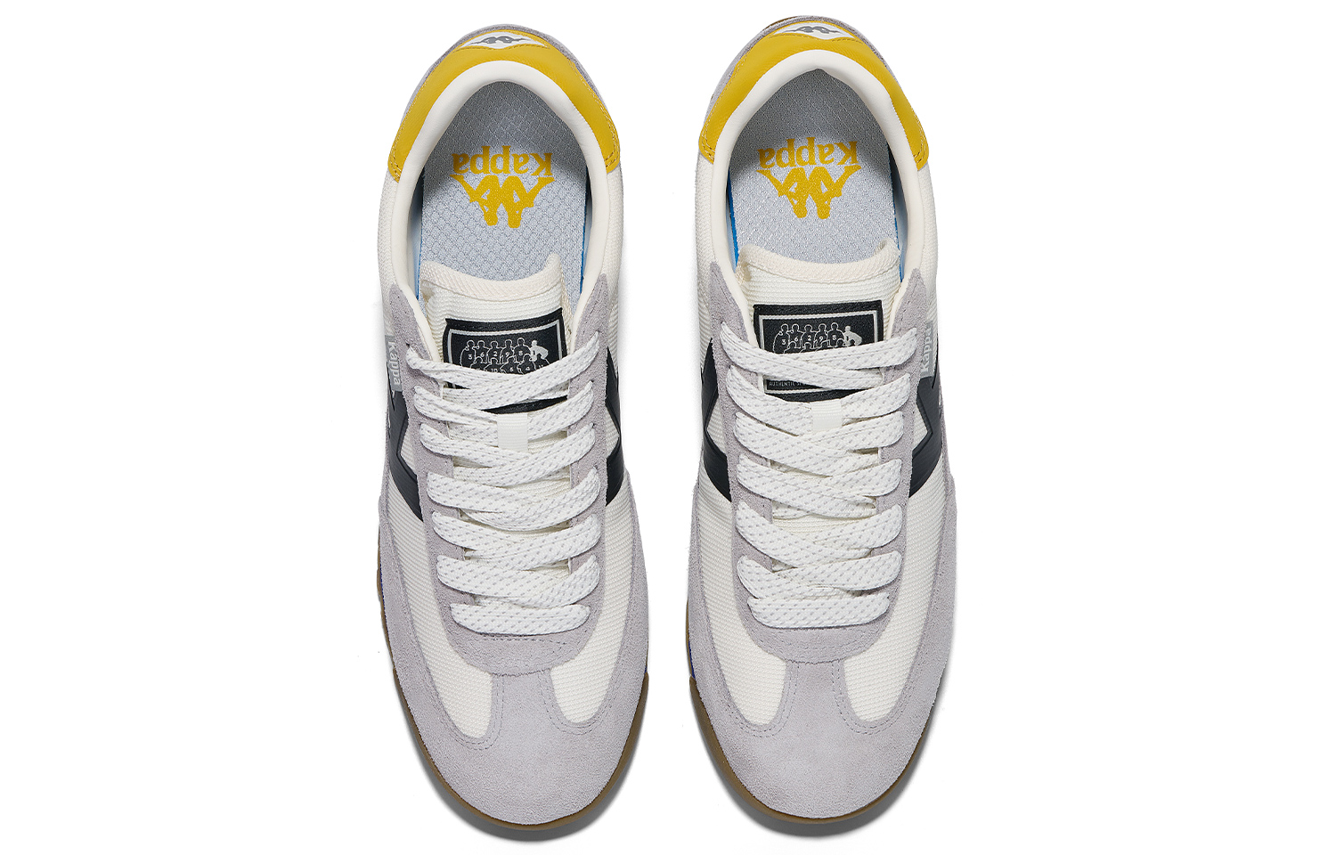 Kappa Slip Resistant Abrasion Resistant Low top Running Shoes Unisex Tranquil Gray