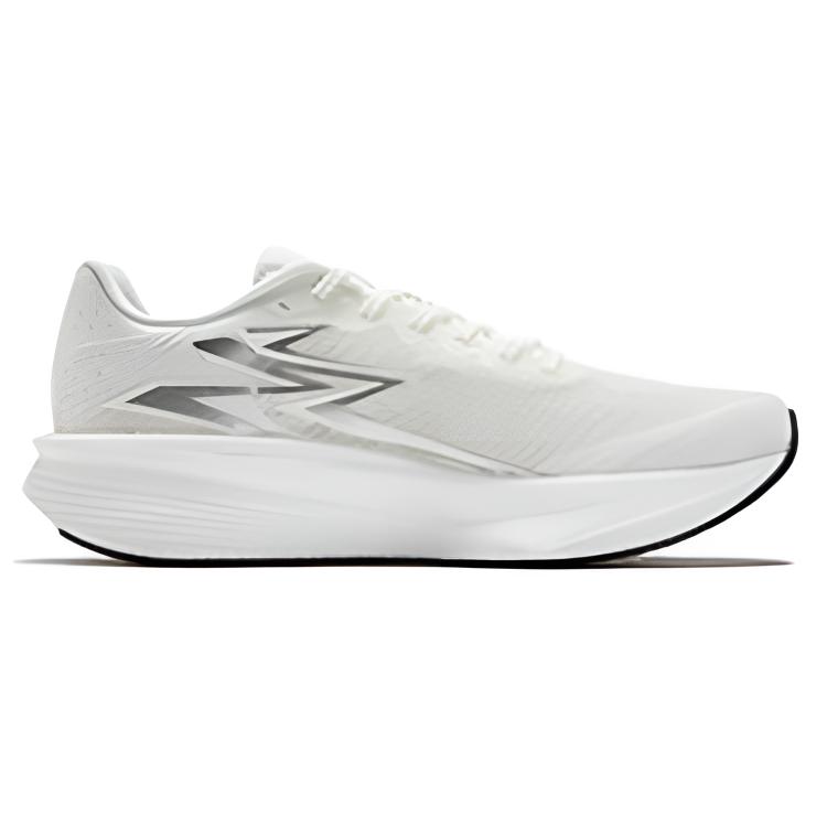 361° Fashion Trend Abrasion Resistant Breathable Rebound Low top Casual Racing Running Shoes Men’s Silver White