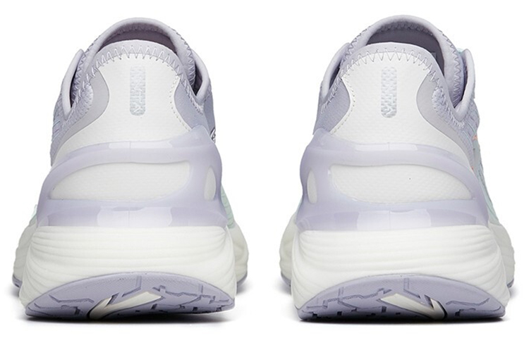 ANTA Tron 2.0 Running Shoes Women’s Low Top Ivory White/Ice Pink Blue/Light Purple Gray