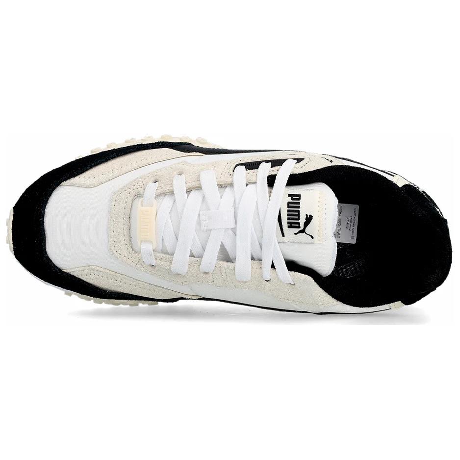 PUMA Blktop Rider Slip Resistant Abrasion Resistant Low top Casual Running Shoes Unisex Black White