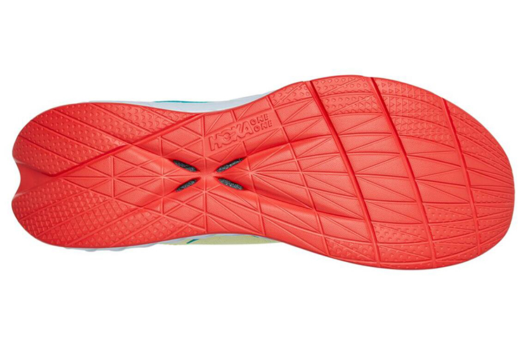 HOKA ONE ONE Carbon X 2 Luminary Green Hot Coral
