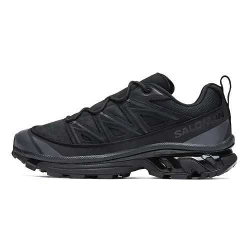 SALOMON XT 6 Low top Casual Trail Running Training City Commuting Running Shoes Unisex Black