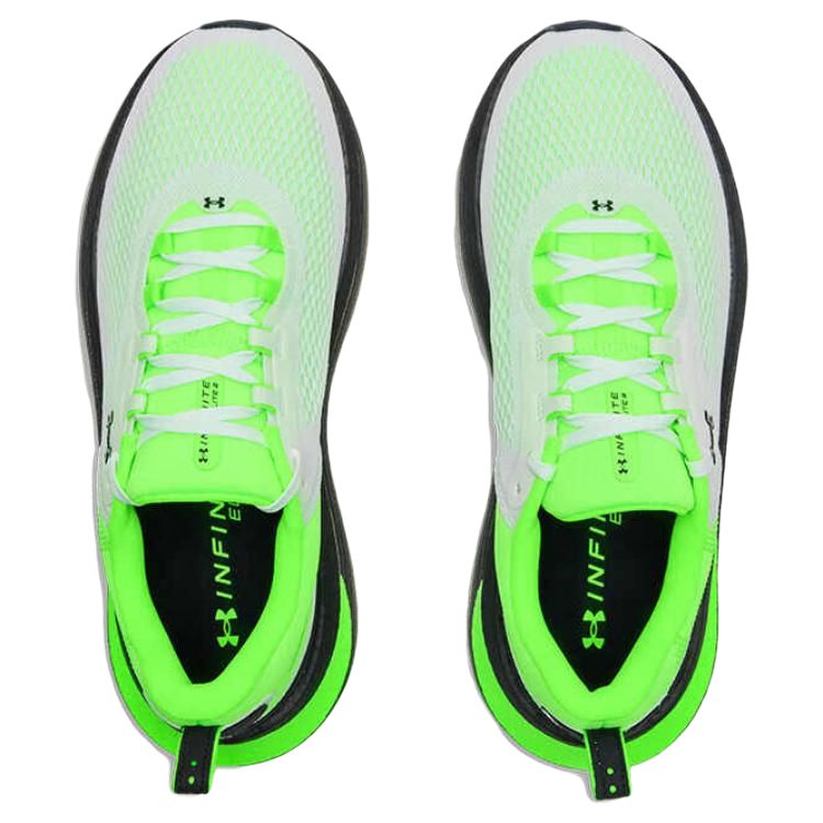 Under Armour Infinite Elite 2 Breathable Coverage Rebound Low top Long Distance Running Shoes Men’s White Green