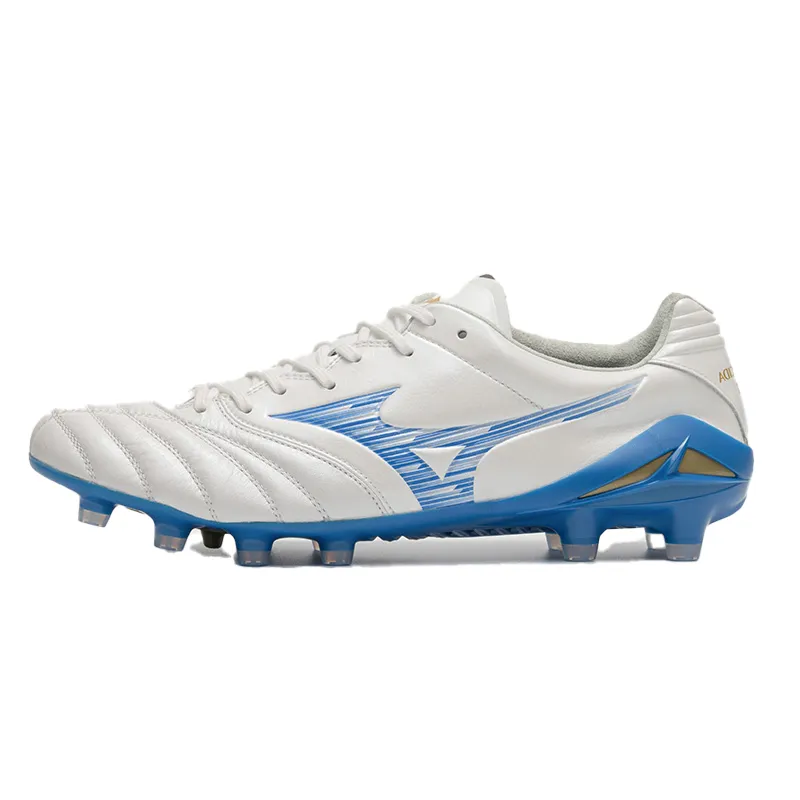 Mizuno Monarcida Neo 3 Fashion Abrasion Resistant Soccer Shoes Men's White Blue