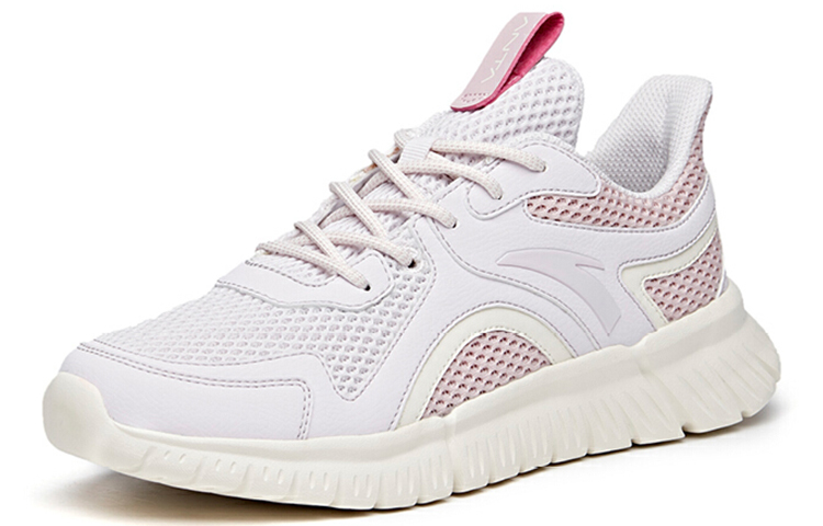 Anta Fabric Breathable Low top Running Shoes Women’s Pink White