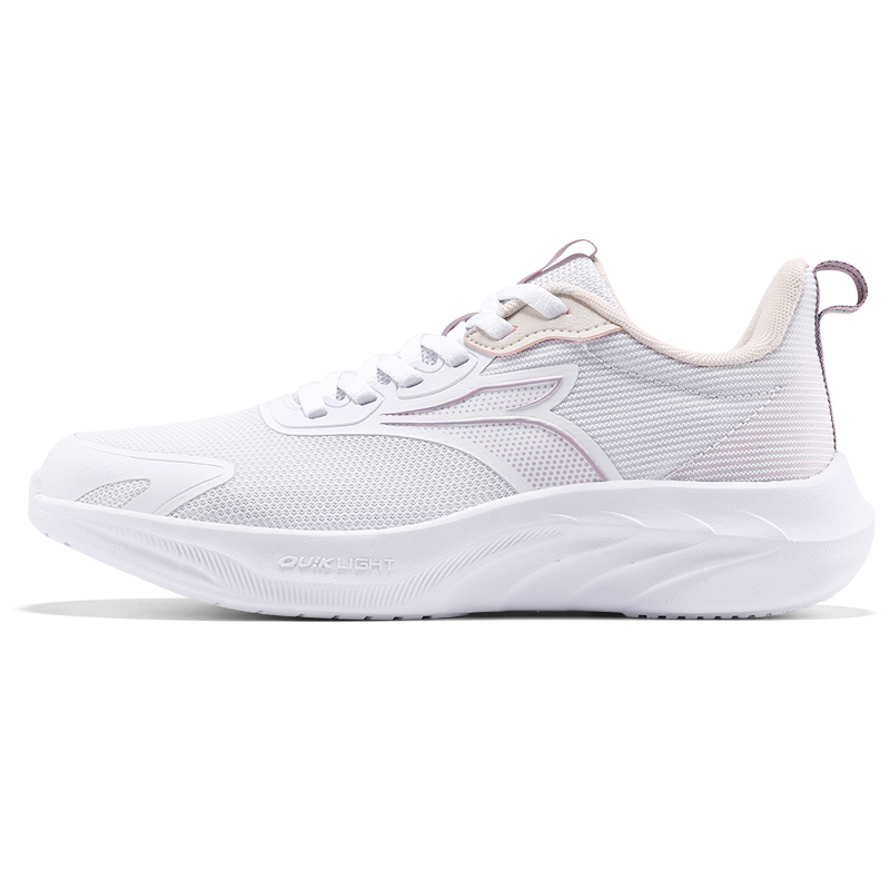 361° Cushioning Slip Resistant Breathable Low top Casual Running Shoes Women’s White Purple