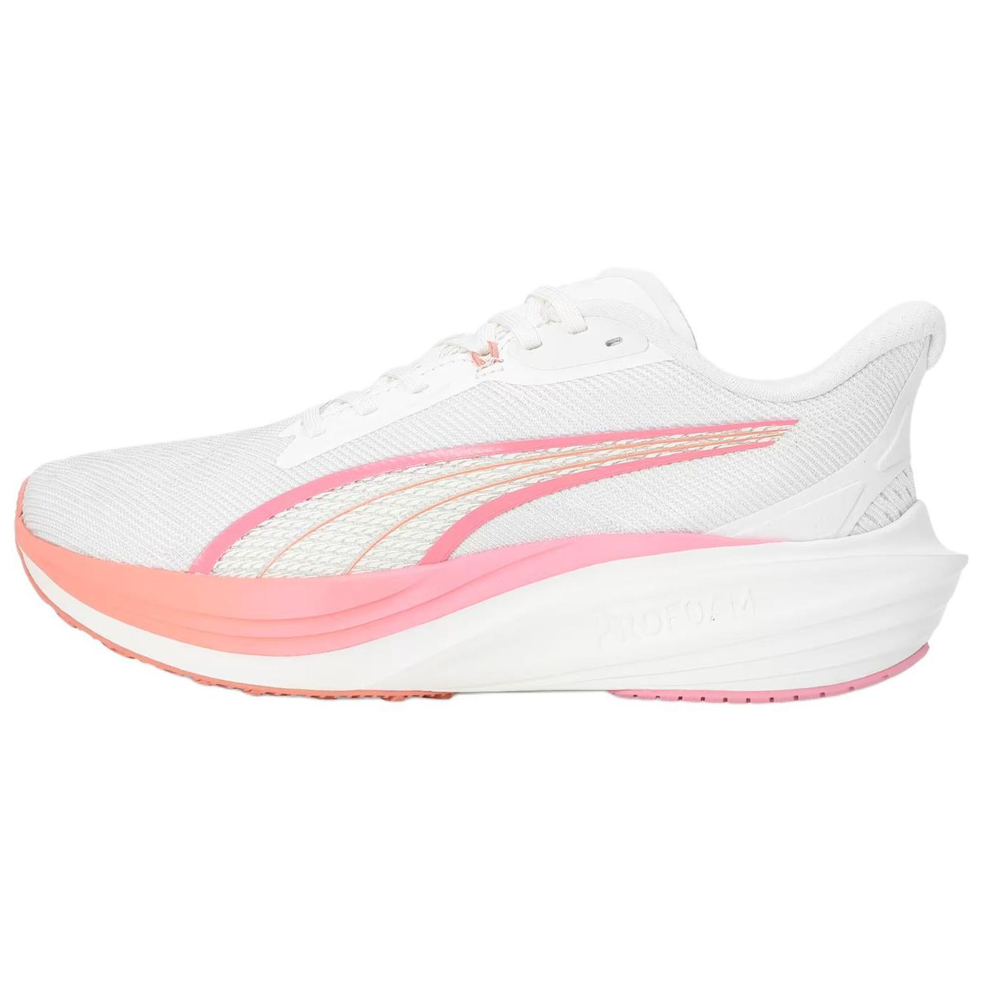 PUMA Darter Pro Slip Resistant Abrasion Resistant Low top Casual Running Shoes Women's White Pink