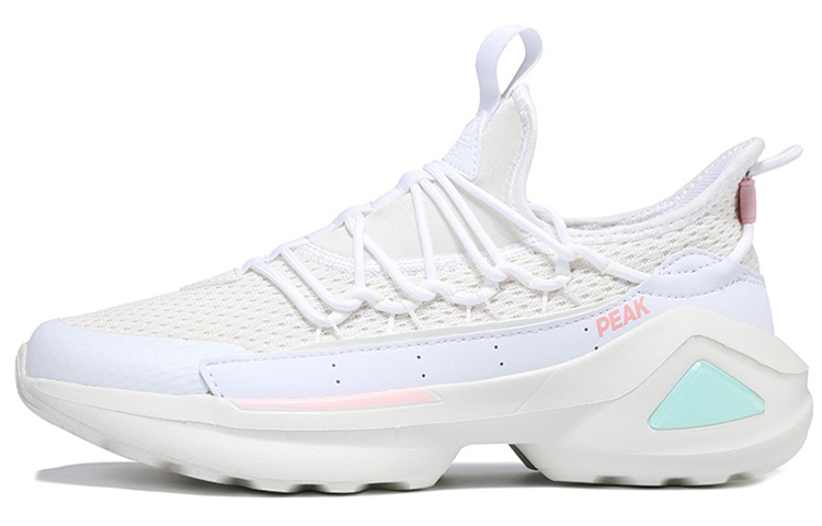 PEAK Slip Resistant Abrasion Resistant Slip Resistant Abrasion Resistant Low top Running Shoes Women’s Ecru