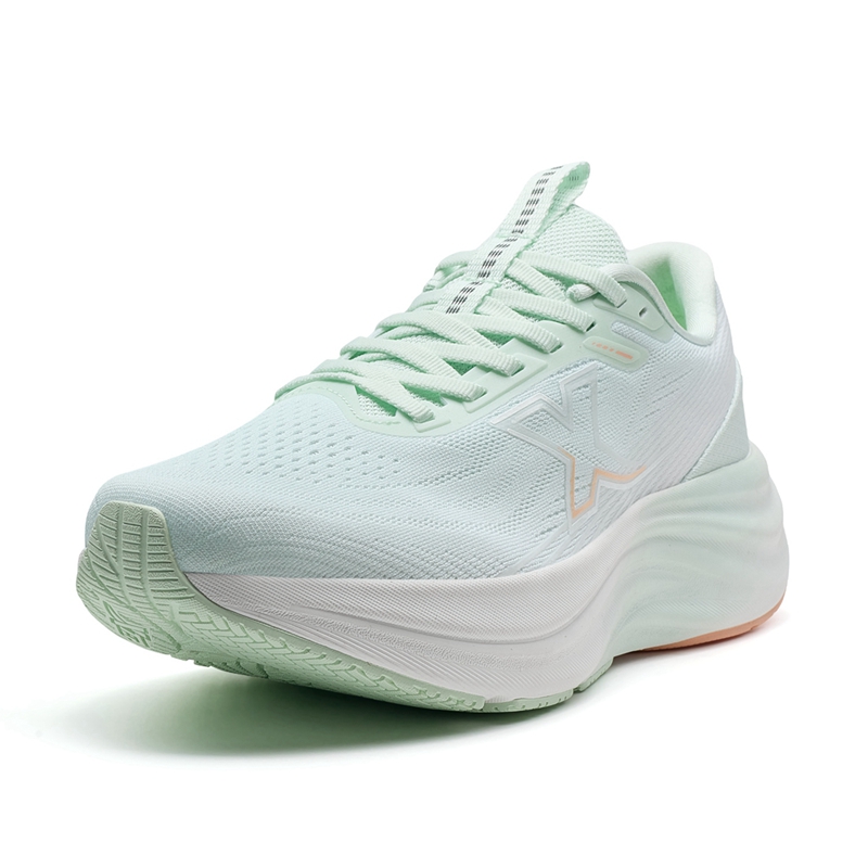 XTEP Running Shoes Women’s Low Top Light Fruit Green/Classic White