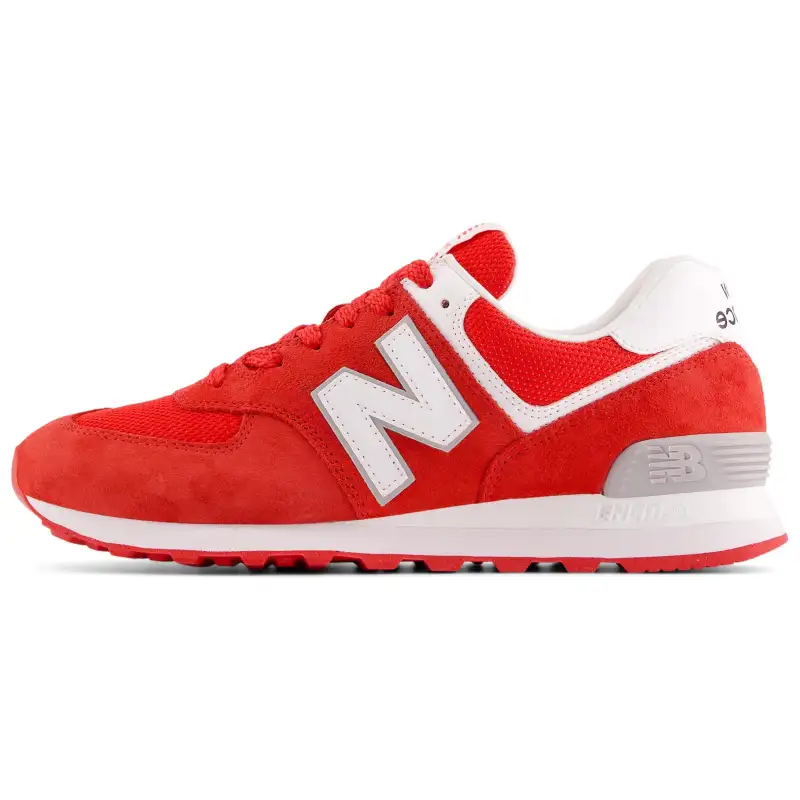 New Balance NB 574 Low top Casual Shoes Unisex Red White