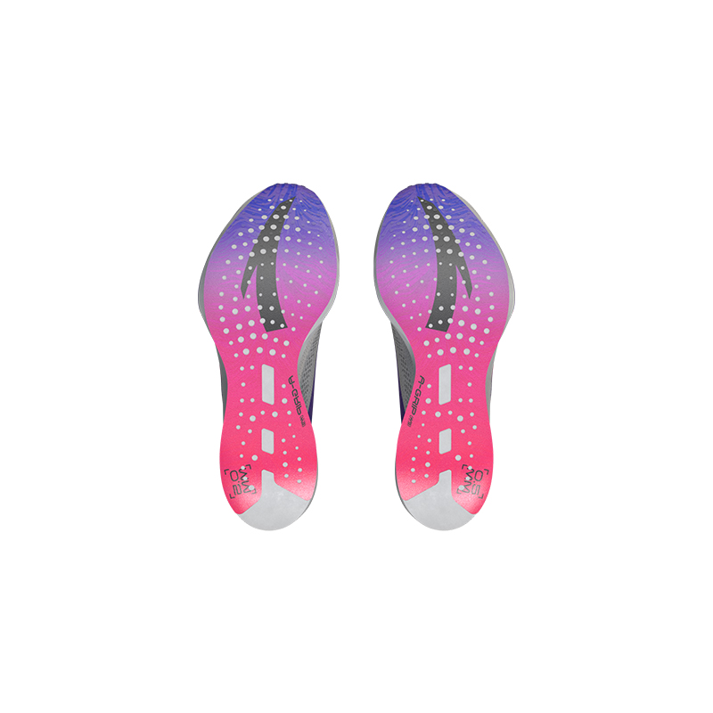 Anta C202 G9 Low top Nitrogen Technology Long Distance Running Sprint Racing Running Shoes Men’s White Purple Red