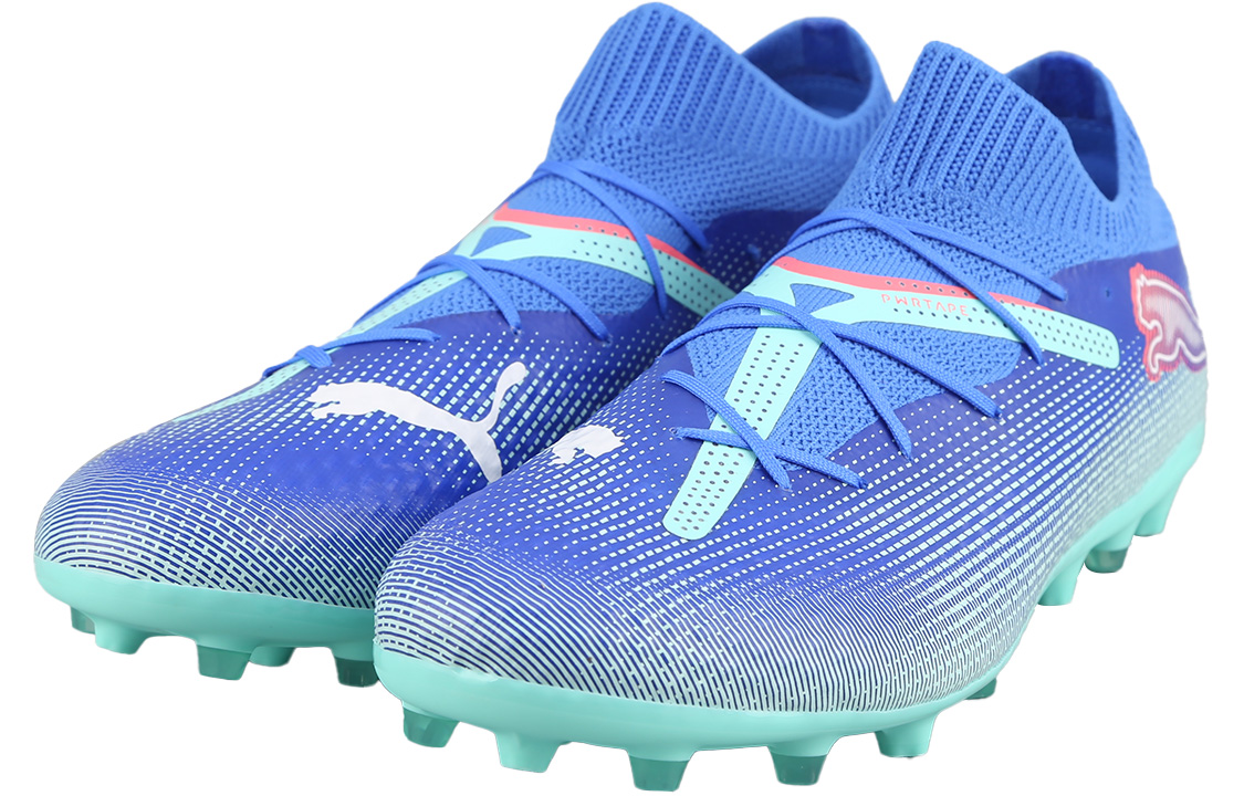 PUMA FUTURE 7 PRO MG Multi Ground Soccer Shoes Men’s Blue Green