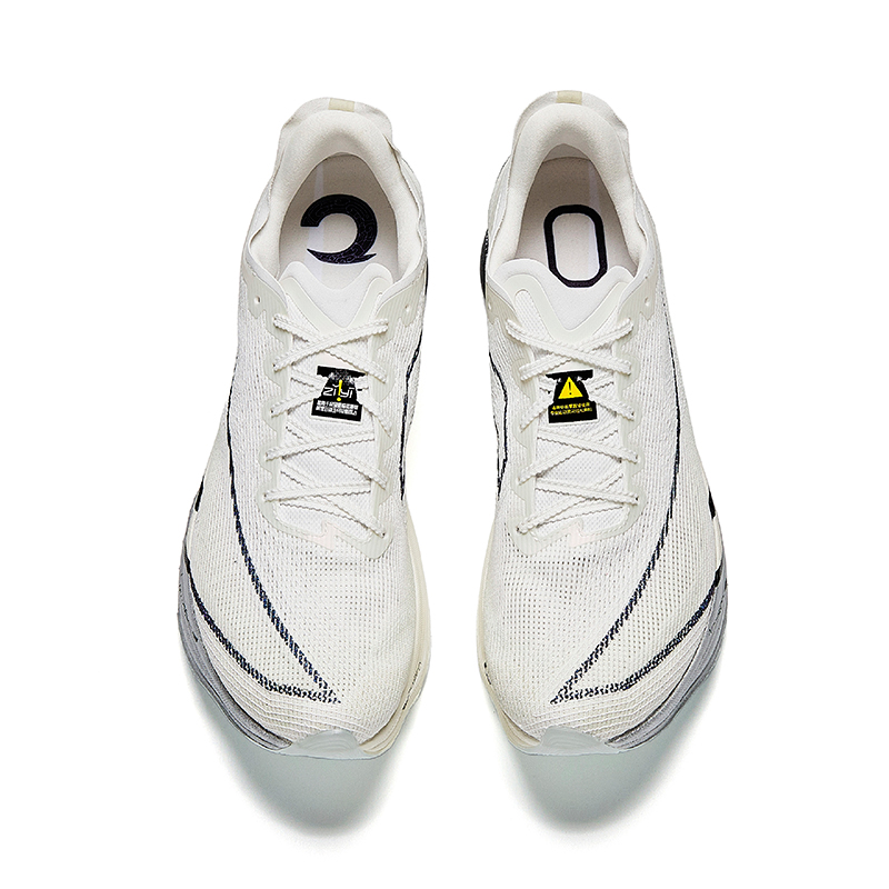 Anta C10 Pro Slip Resistant And Breathable Low top Running Shoes Men’s White Gray Black