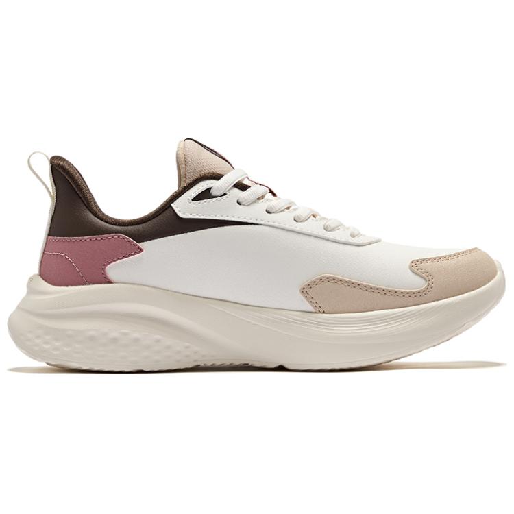 Erke Cushioning Slip Resistant Low top Casual Running Shoes Women’s Microcrystal White Birch Wood
