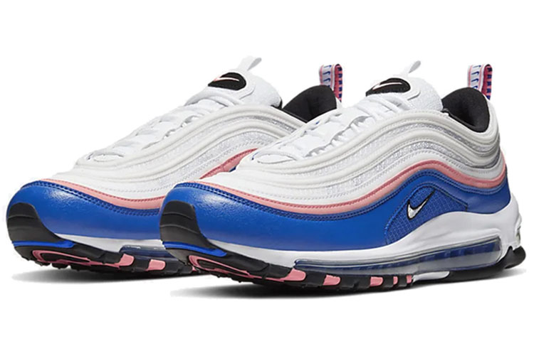 Мужские кроссовки Nike Air Max 97 (сине-розовые) — фото 3