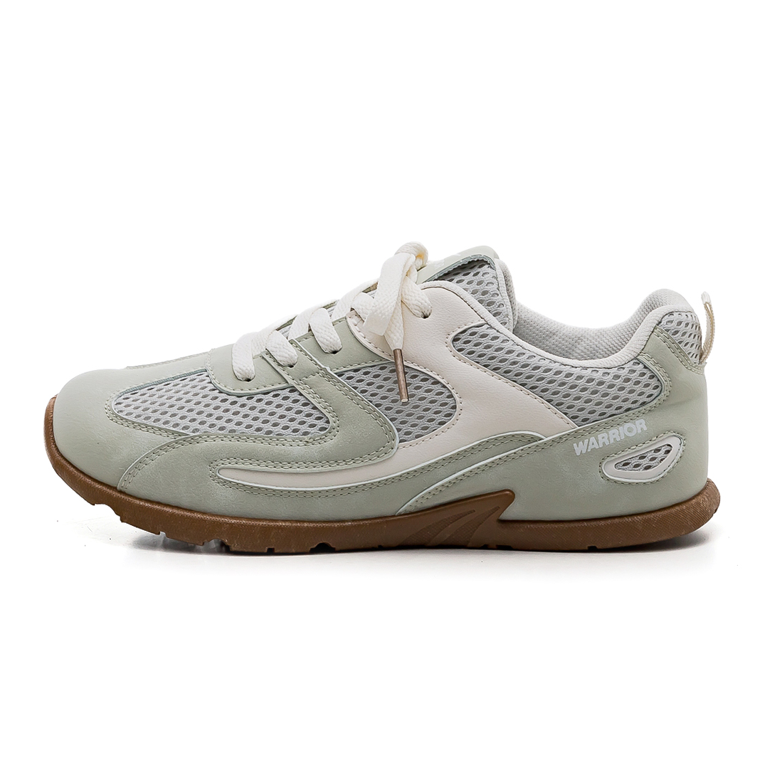 Warrior Breathable Balance Lightweight Breathable Balance Lightweight Low top Casual Shoes Women's Light Green Beige