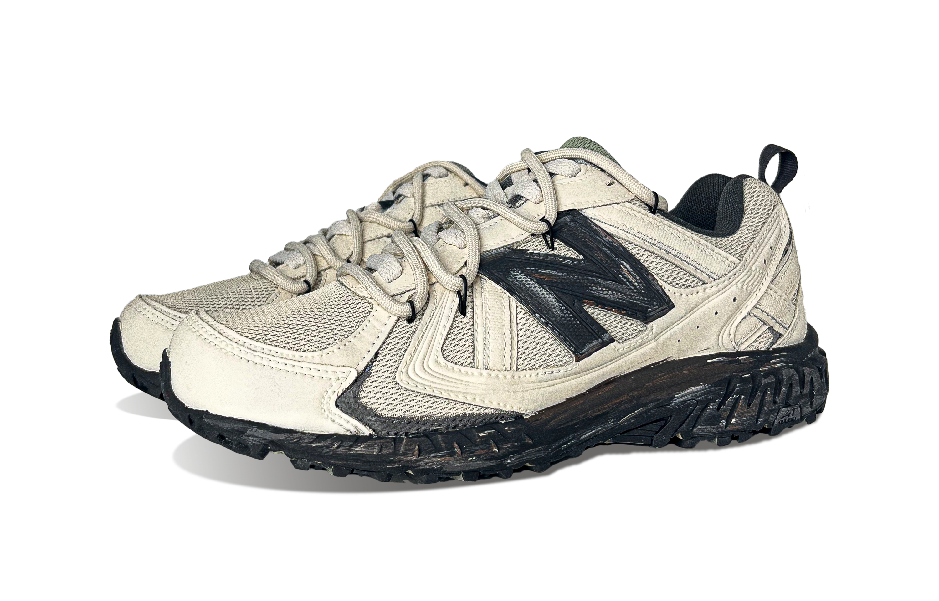 New Balance NB 410 V5 Running Shoes Unisex Low Top Beige/Black