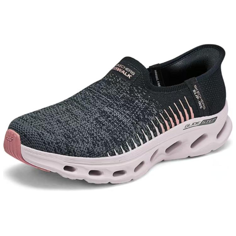 Skechers Women’s GO WALK Low top Casual Shoes Women’s Black Pink