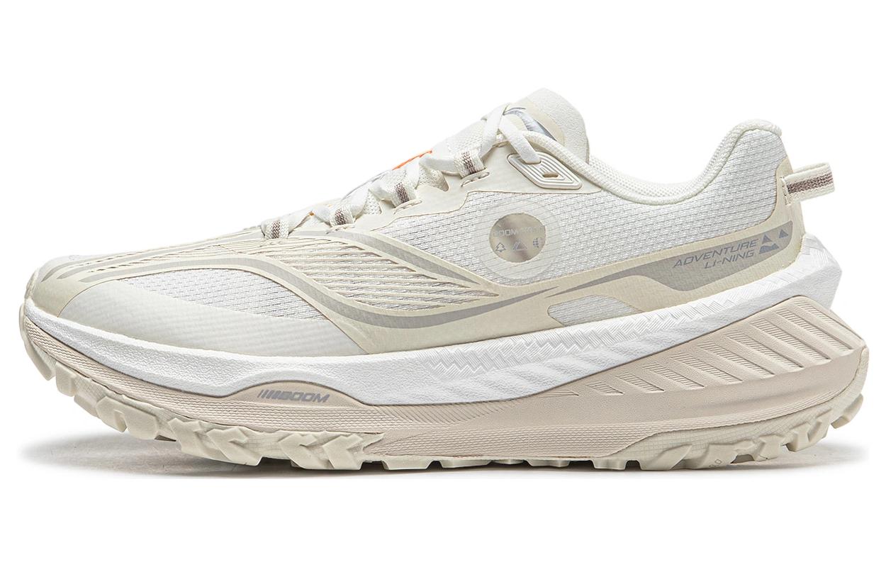 Li Ning Dilu Trendy Cushioning Slip Resistant Abrasion Resistant Low top Running Shoes Women’s White
