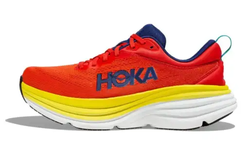 HOKA ONE ONE Bondi 8 Red Alert Flame