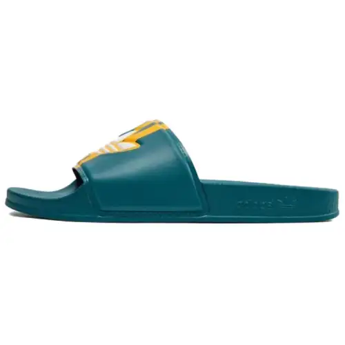 Adidas Adilette Slides Legacy Teal Eqt Orange Cloud White