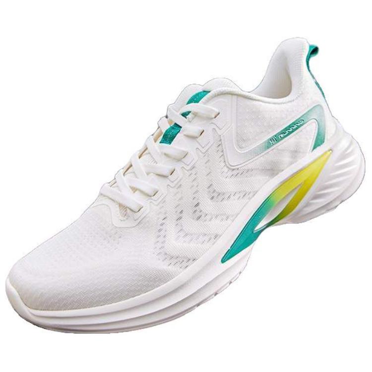 361° Slip Resistant Abrasion Resistant Low top Casual Running Shoes Men’s White Green