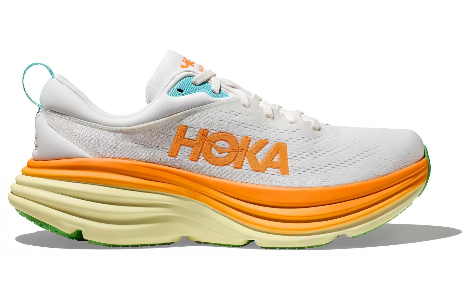 HOKA ONE ONE Bondi 8 Blanc De Blanc Solar